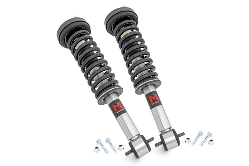 Rough Country M1 Loaded Strut Pair 3" Ford F-150 4WD 2014-2025