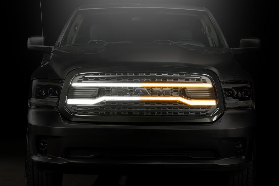 Dodge Ram 1500 Classic (19-24) XBG LED DRL Grille (Black)