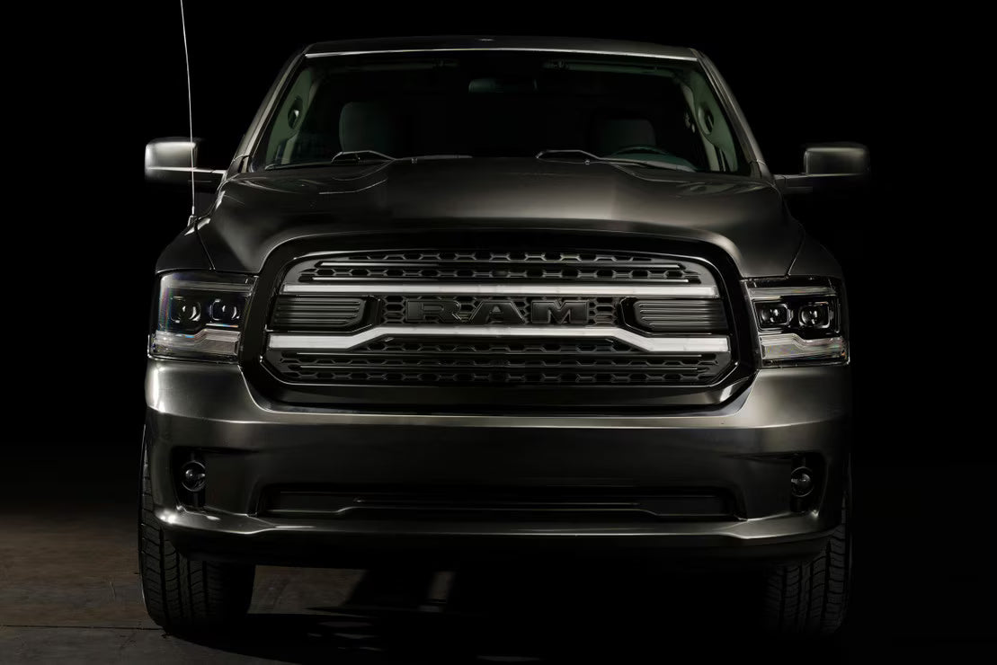 Dodge Ram 1500 Classic (19-24) XBG LED DRL Grille (Black)