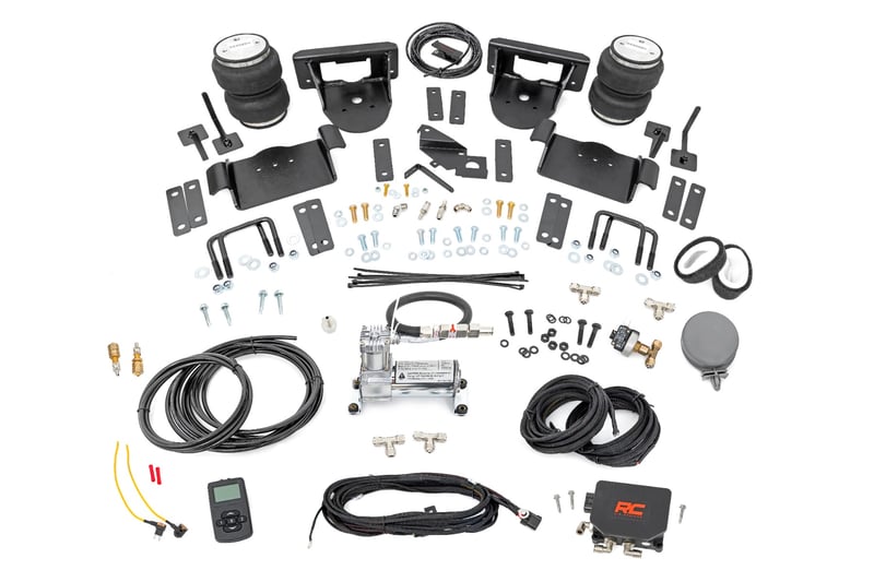 Rough Country Air Spring Kit w/compressor Wireless Controller 0-6" Lifts Ford F-150 21-25