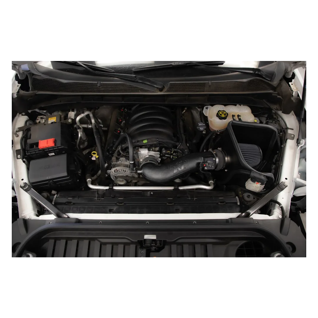 K&N Cold Air Intake - Dryflow, Roto-mold Tube - CHEV SILVERADO 1500 V8-5.3/6.2L