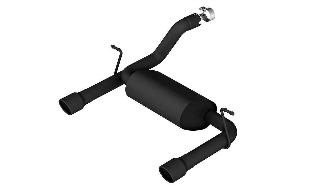 Borla 2018 Jeep Wrangler JL/JLU 3.6L 2DR/4DR Touring SS Axle Back Black Coated Exhaust w/3.5in Tips