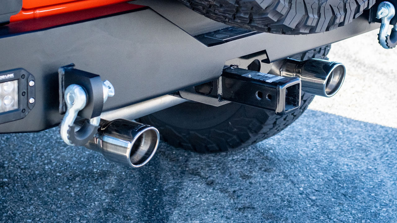 Borla 18-19 Jeep Wrangler JL/JLU 2.0L 4Cyl 2DR/4DR Axle Back Exhaust ATAK w/ 3.5in Tips