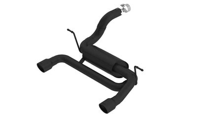 Borla 18-19 Jeep Wrangler JL/JLU 2.0L 4Cyl 2DR/4DR Axle Back Exhaust ATAK w/ 2.5in Tips - Black