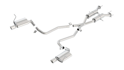 Borla 11-16 Jeep Grand Cherokee Limited/Laredo 5.7L 8cyl 4WD/RWD SS Catback Exhaust