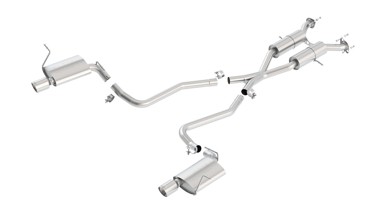 Borla 11-16 Jeep Grand Cherokee Limited/Laredo 5.7L 8cyl 4WD/RWD SS Catback Exhaust
