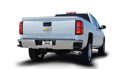 Borla 14 Silv/Sierra 1500 EC Std/CC Short 143.5in WB S-Type Dual Rolled Side Exit Cat-Back Exhaust