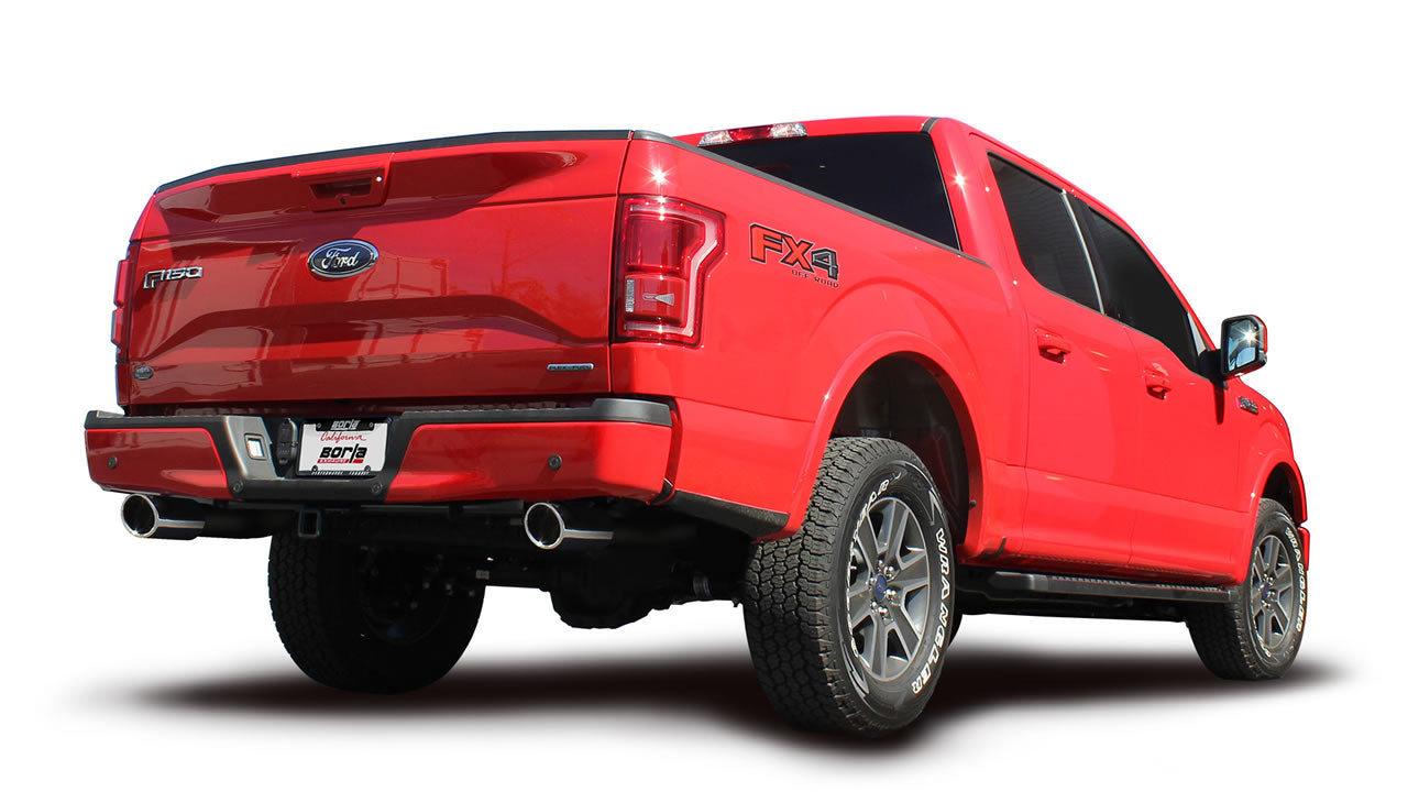 Borla 15-16 Ford F-150 3.5L EcoBoost Ext. Cab Std. Bed Catback Exhaust ATAK Single Split Rear Exit
