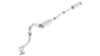 Borla 15-16 Ford F-150 3.5L EcoBoost Ext. Cab Std. Bed Catback Exhaust Touring Truck Side Exit