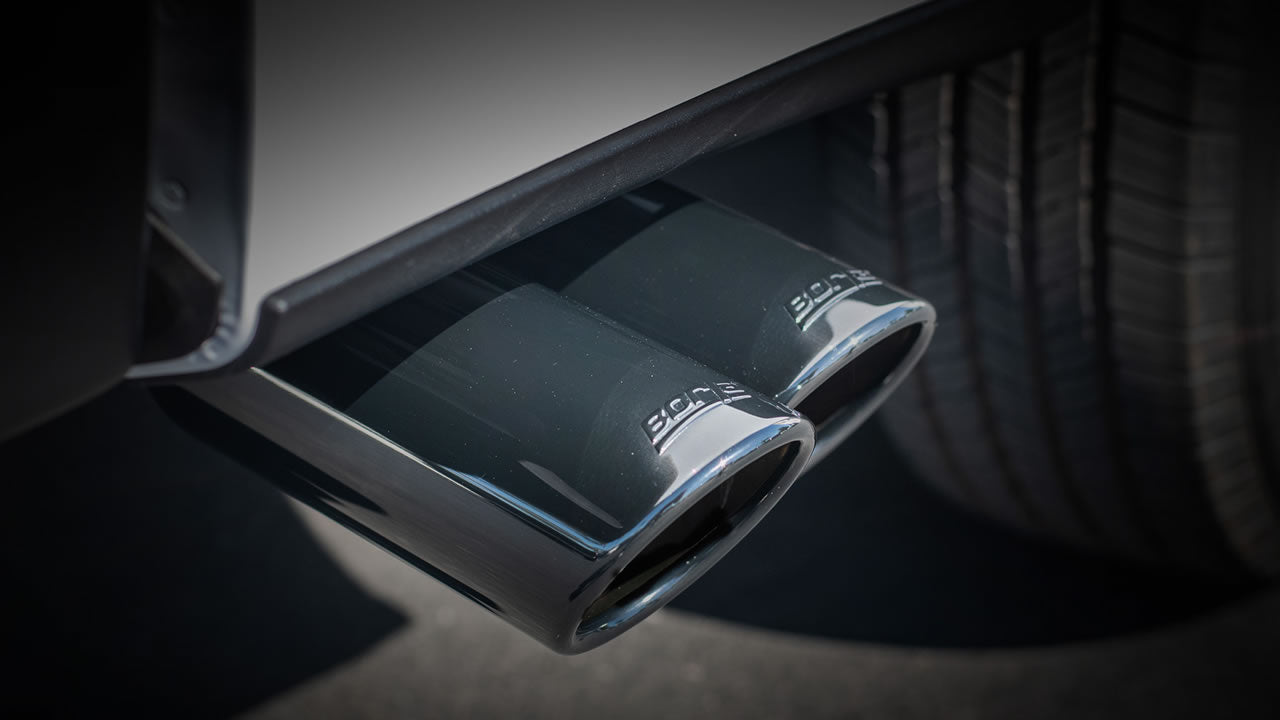 Borla 15-16 Ford F-150 3.5L EcoBoost Ext. Cab Std. Bed Black Chrome CB Exhaust ATAK Truck Side Exit