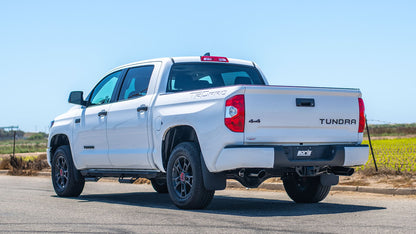 Borla 14-18 Toyota Tundra 4.6L/5.7L V8 AT 2&4WD Crew Max Cat-Back Touring Exhaust - Black Chrome Tip