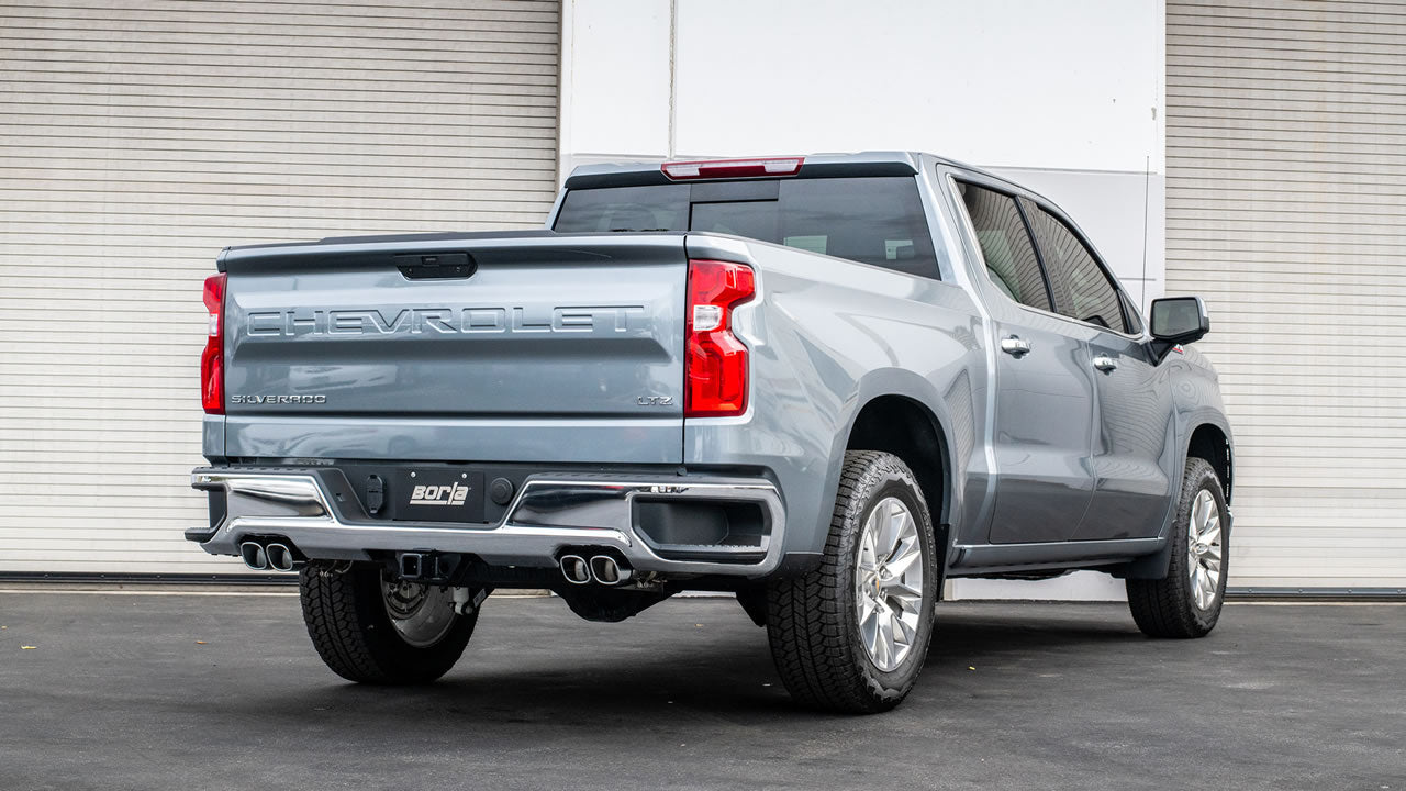 Borla 19 Chevrolet Silverado/GMC Sierra 1500 6.2L SS Touring Catback Exhaust - Square Chrome Tips