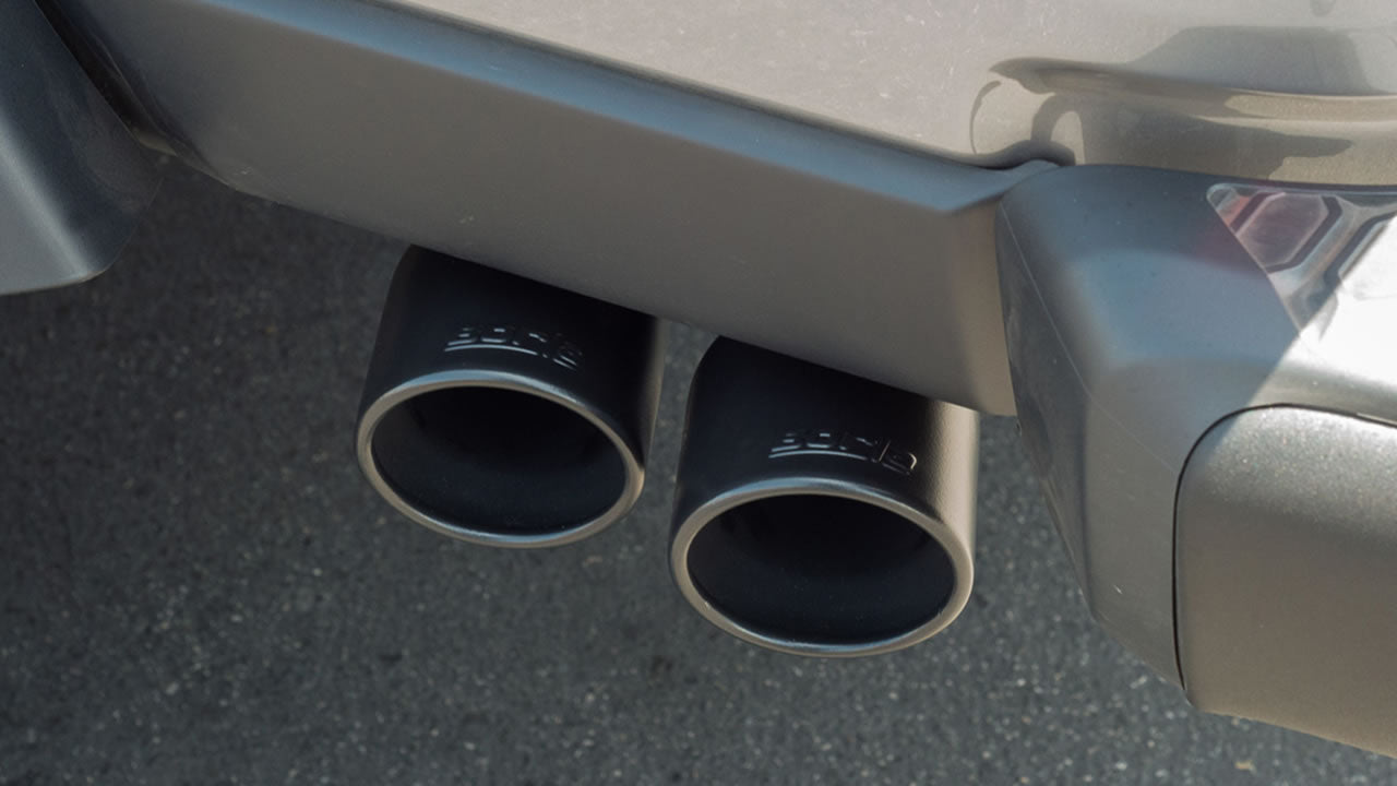 Borla 2020 Jeep Gladiator JT 3.6L V6 AT/MT AWD 2.75-2in ATAK Catback Ceramic Blk Tailpipe & Tips