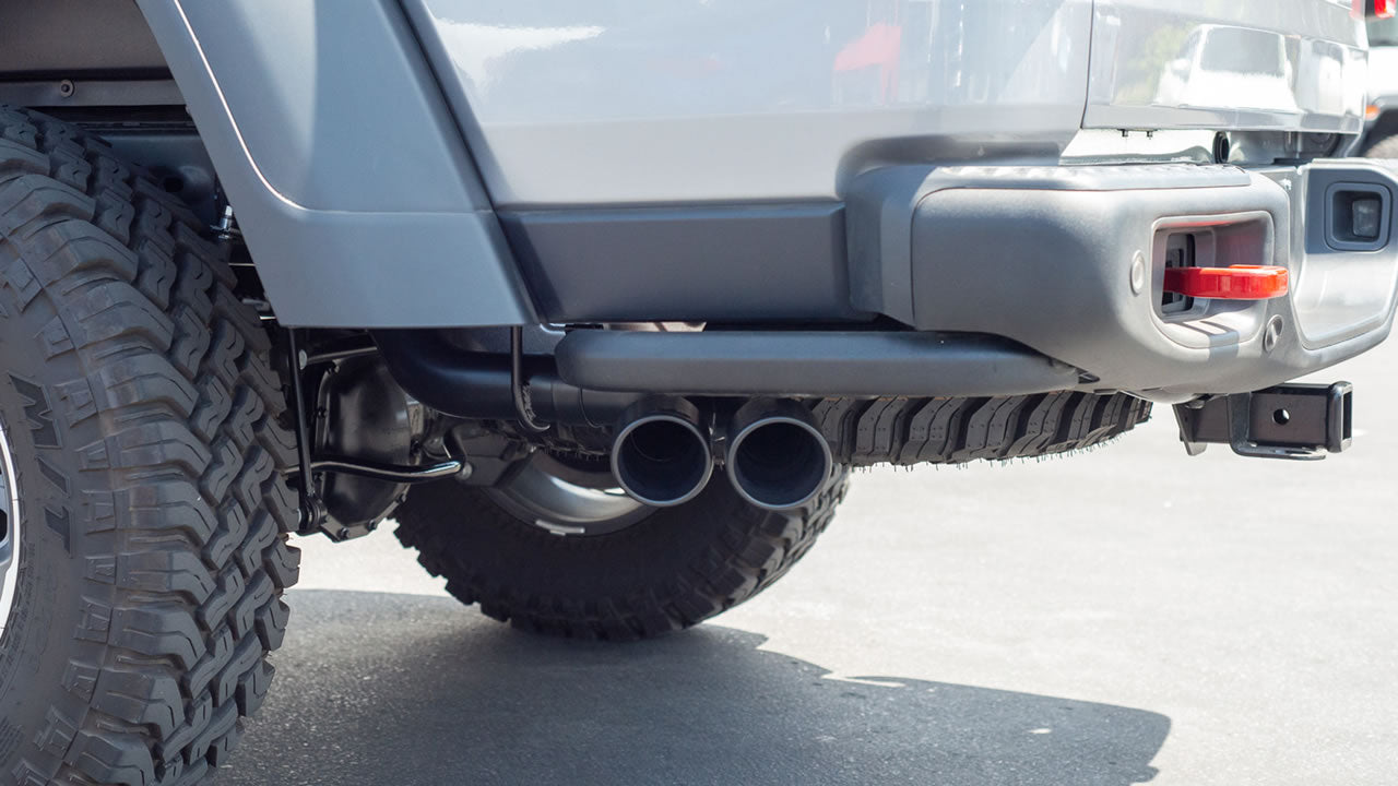 Borla 2020 Jeep Gladiator JT 3.6L V6 AT/MT AWD 2.75-2in ATAK Catback Ceramic Blk Tailpipe & Tips