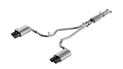Borla 2020 Ford Explorer ST 3.0L V6 2.25in ATAK Exhaust - Carbon Fiber Tips