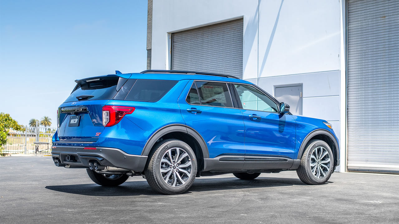 Borla 2020 Ford Explorer ST 3.0L V6 2.25in ATAK Exhaust - Carbon Fiber Tips