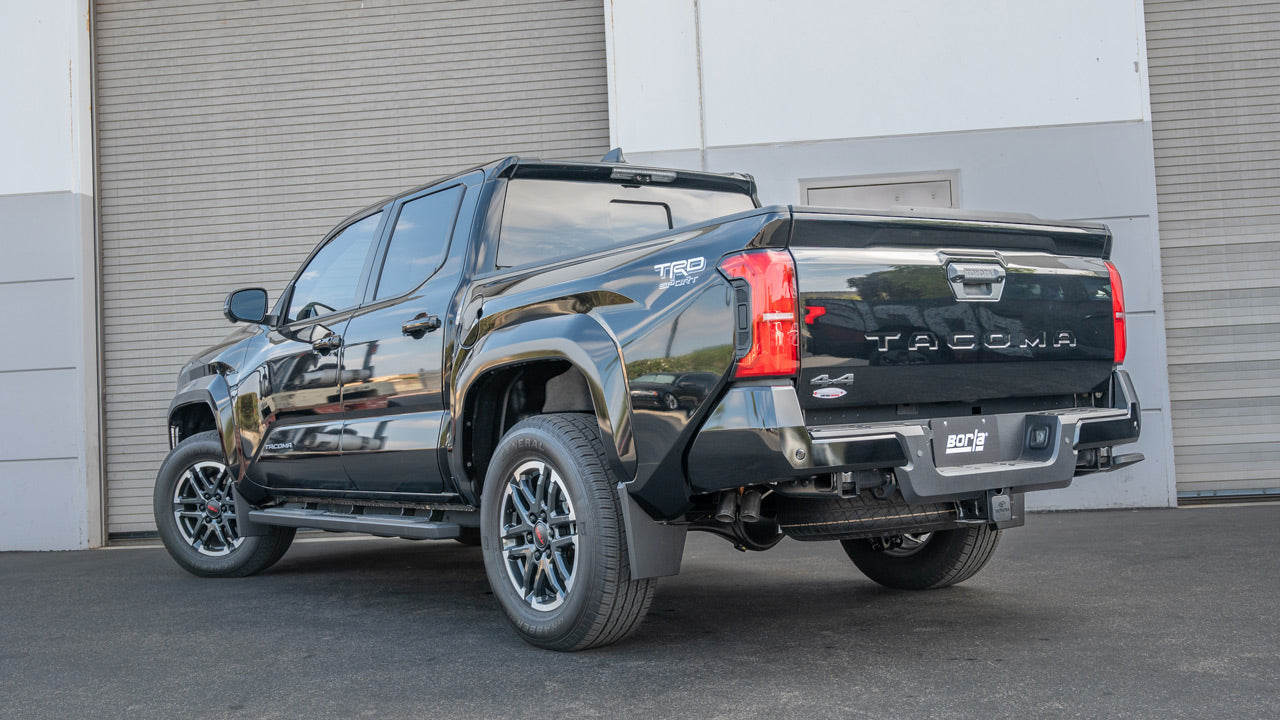 Borla 2024+ Toyota Tacoma (Coil Springs Only) S Type Catback System - Rock Crawler Design