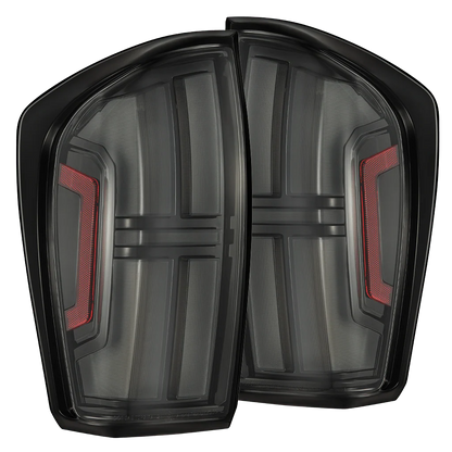 AlphaRex 16-23 Toyota Tacoma/Tundra NOVA-Series Prismatic LED Tail Lights Black