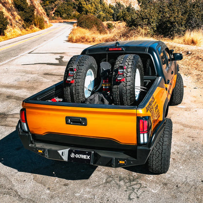 AlphaRex 16-23 Toyota Tacoma/Tundra NOVA-Series Prismatic LED Tail Lights Black