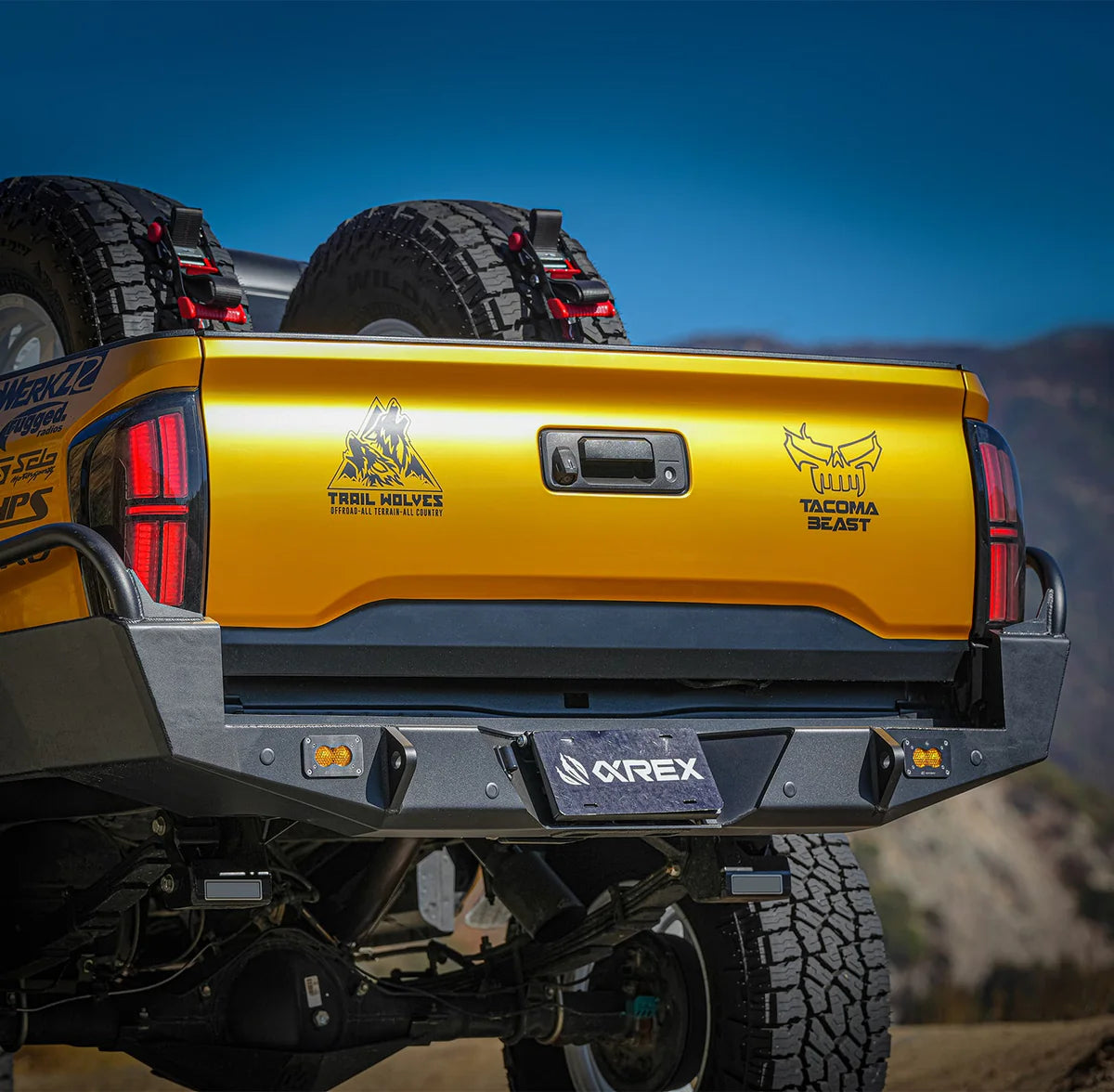AlphaRex 16-23 Toyota Tacoma/Tundra NOVA-Series Prismatic LED Tail Lights Black