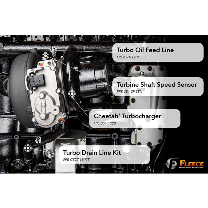 Fleece Performance 19-22 Ram 2500/3500 6.7L 24V Cummins Cheetah Turbocharger