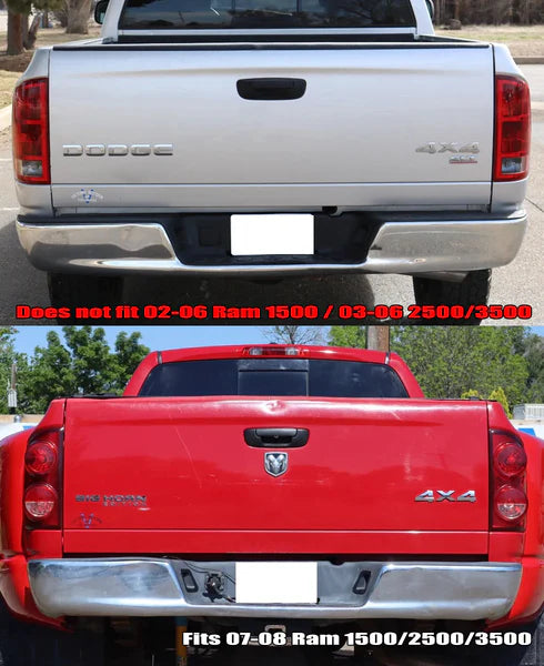 AlphaRex 07-08 Dodge Ram1500/07-09 Dodge Ram 2500+3500 Luxx-Series LED Tail Lights(Pair) Black/Red