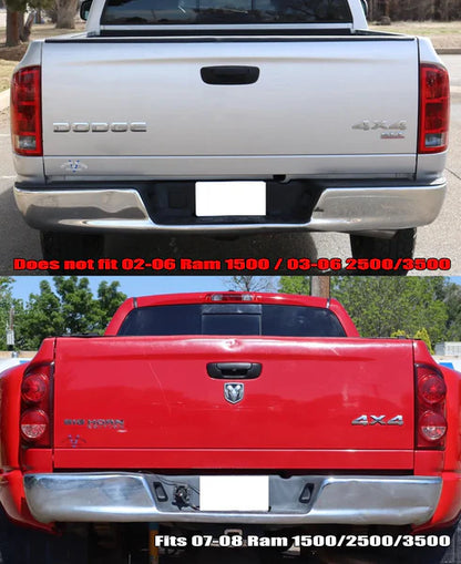 AlphaRex 07-08 Dodge Ram1500/07-09 Dodge Ram 2500+3500 Luxx-Series LED Tail Lights(Pair) Black/Red