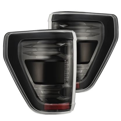 AlphaRex 24-25 Ford F150 LUXX LED Taillight - Alpha Black