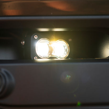 Baja Designs Universal S2 SAE Spot LED (Pair) - Amber