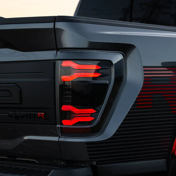 AlphaRex 24-25 Ford F150 LUXX LED Taillight - Black