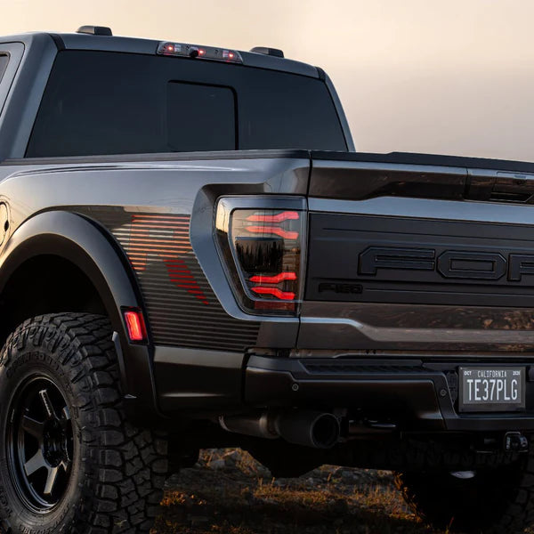 AlphaRex 24-25 Ford F150 LUXX LED Taillight - Alpha Black
