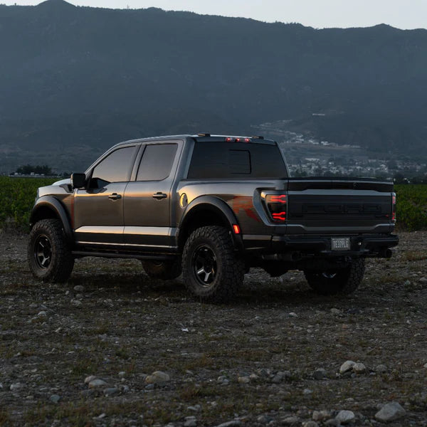 AlphaRex 24-25 Ford F150 LUXX LED Taillight - Black