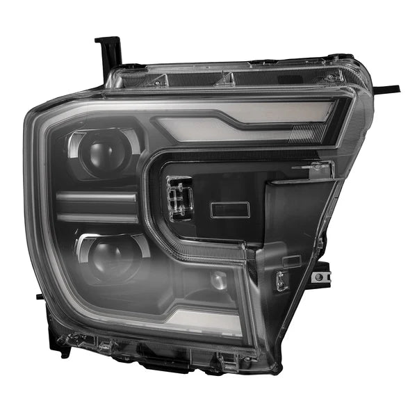 AlphaRex 24-26 Ford Ranger LUXX LED Proj Headlights Blk w/Activ Light/Seq Signal/Switchback