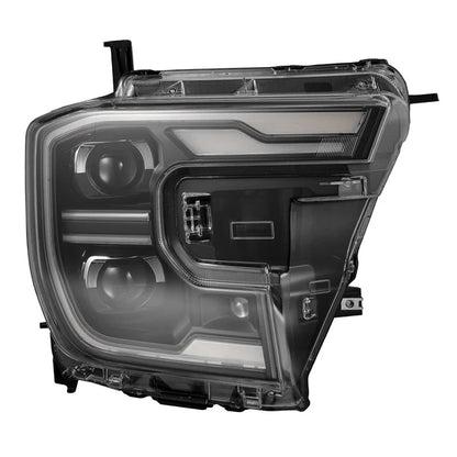 AlphaRex 24-26 Ford Ranger LUXX LED Proj Headlights Blk w/Activ Light/Seq Signal/Switchback