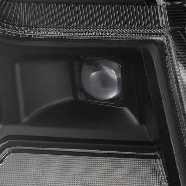 AlphaRex 24-26 Ford Ranger LUXX LED Proj Headlights Blk w/Activ Light/Seq Signal/Switchback