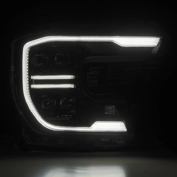 AlphaRex 24-26 Ford Ranger NOVA LED Proj Headlights Alpha Blk w/Activ Light/Seq Signal/Switchback