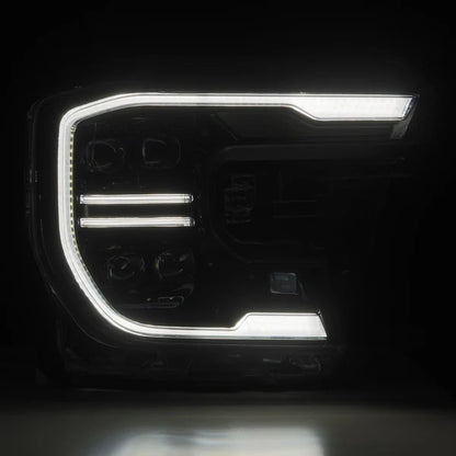 AlphaRex 24-26 Ford Ranger NOVA LED Proj Headlights Alpha Blk w/Activ Light/Seq Signal/Switchback