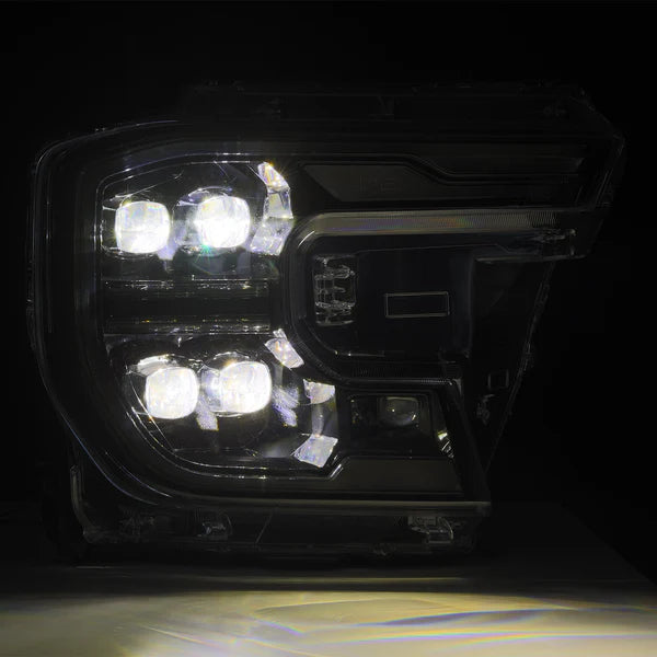 AlphaRex 24-26 Ford Ranger NOVA LED Proj Headlights Alpha Blk w/Activ Light/Seq Signal/Switchback