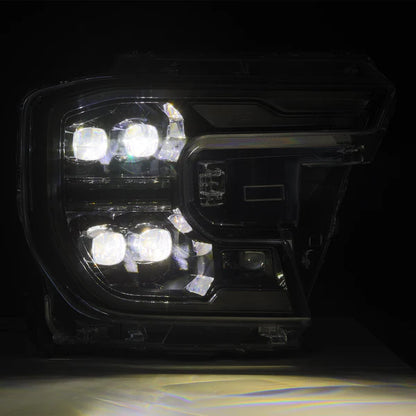 AlphaRex 24-26 Ford Ranger NOVA LED Proj Headlights Alpha Blk w/Activ Light/Seq Signal/Switchback