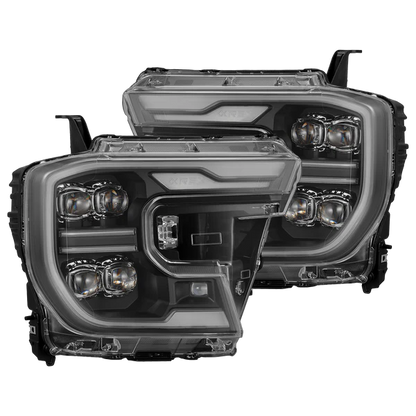 AlphaRex 24-26 Ford Ranger NOVA LED Proj Headlights Blk w/Activ Light/Seq Signal/Switchback