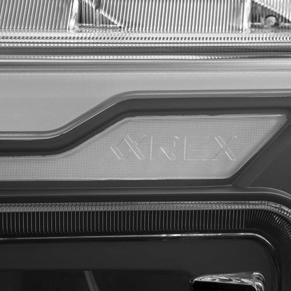 AlphaRex 24-26 Ford Ranger NOVA LED Proj Headlights Blk w/Activ Light/Seq Signal/Switchback
