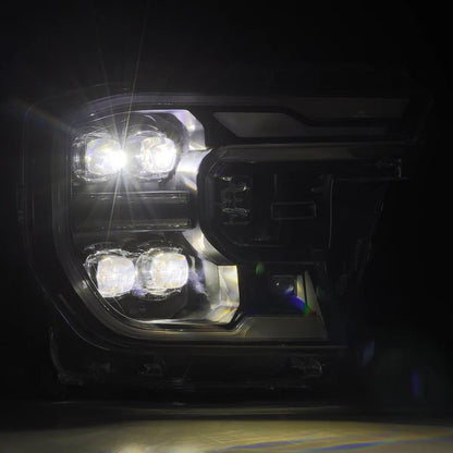 AlphaRex 24-26 Ford Ranger NOVA LED Proj Headlights Blk w/Activ Light/Seq Signal/Switchback