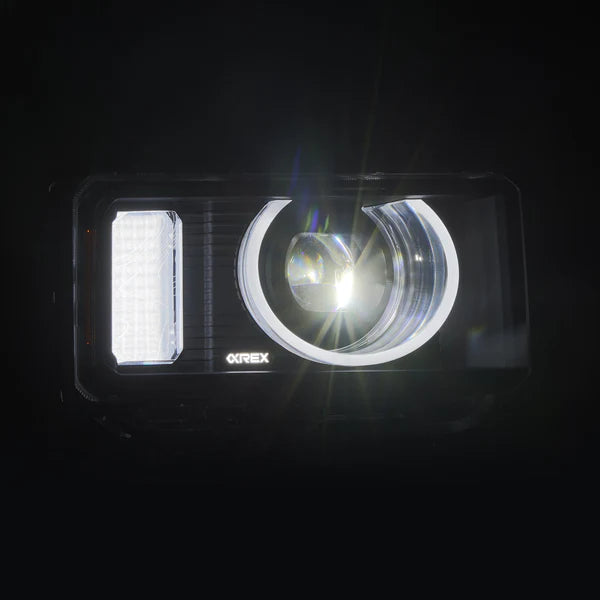 AlphaRex 24-26 Toyota LC Heritage LUXX LED Proj Headlight Blk w/Activ Light/Seq Signal/Switchback