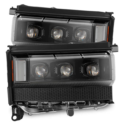 AlphaRex 24-26 Toyota LC250 NOVA LED Proj Headlight Alpha Blk w/Activ Light/Seq Signal/Switchback