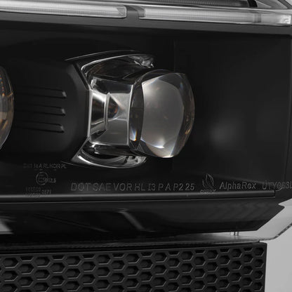 AlphaRex 24-26 Toyota LC250 NOVA LED Proj Headlight Blk w/Activ Light/Seq Signal/Switchback