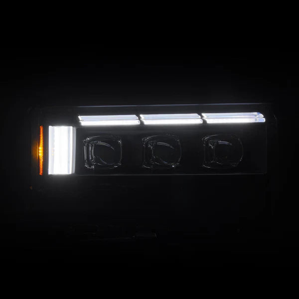 AlphaRex 24-26 Toyota LC250 NOVA LED Proj Headlight Blk w/Activ Light/Seq Signal/Switchback