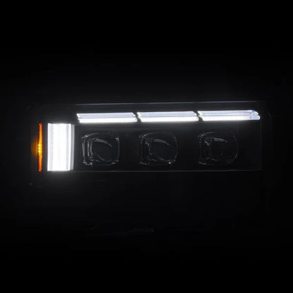 AlphaRex 24-26 Toyota LC250 NOVA LED Proj Headlight Blk w/Activ Light/Seq Signal/Switchback