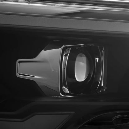 AlphaRex 25-26 Dodge Ram 1500 Luxx LED Proj Headlights -Black w/Activ Lit/ Seq Signal/Switchbk DRL