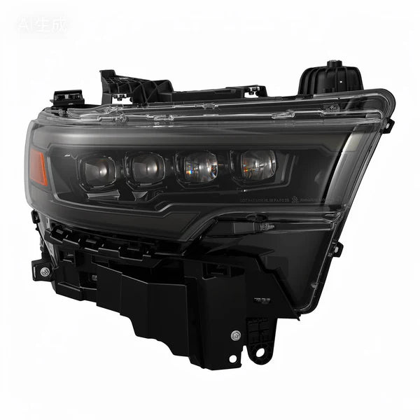 AlphaRex 25-26 Dodge Ram 1500 NOVA LED Proj Headlights- Alpha-Black w/Activ Lit/Seq Signal/Switchbk
