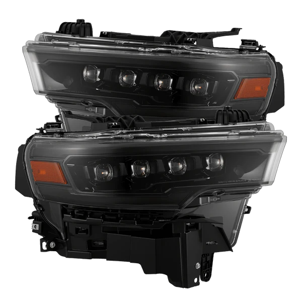 AlphaRex 25-26 Dodge Ram 1500 NOVA LED Proj Headlights- Alpha-Black w/Activ Lit/Seq Signal/Switchbk